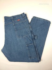 Wrangler Carpenter Relaxed Jeans Men W44 L32 Blue Workwear Utility Hammer 467