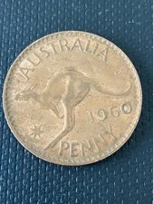 1960 AUSTRALIA KANGAROO PENNY