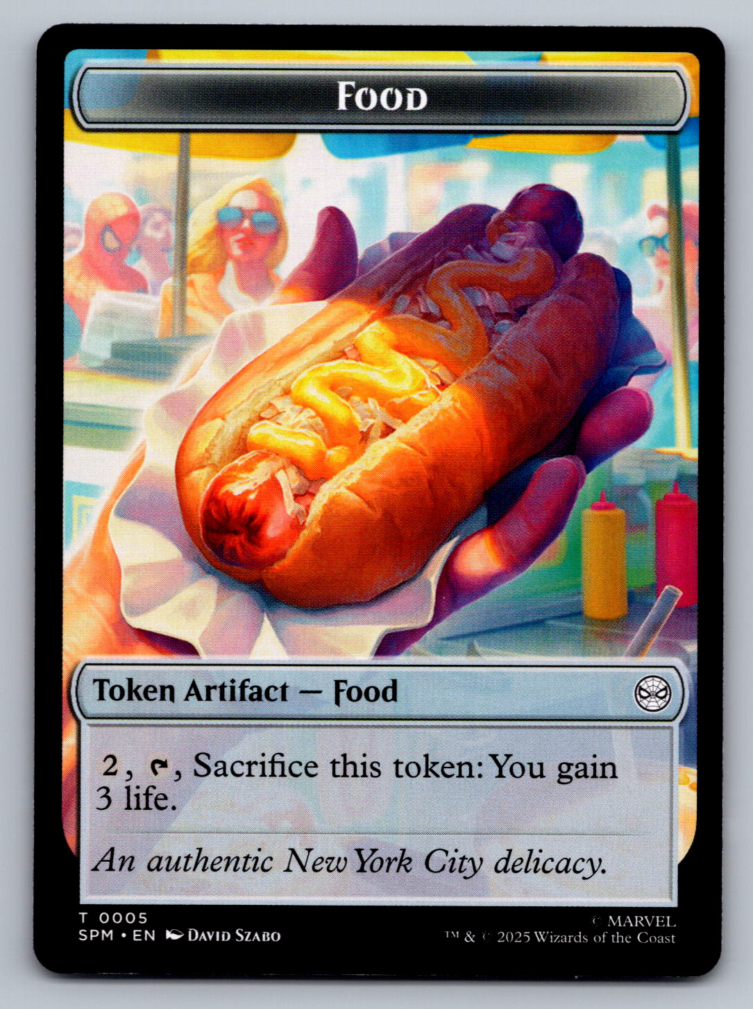 Food T 0005 // Robot T 0005 Marvel's Spider-Man Regular
