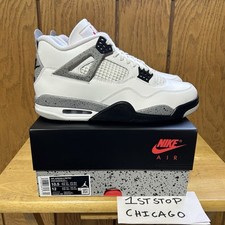 Air Jordan 4 Retro OG White Cement 2025 Mens Size 10.5 Authentic FV5029-100 NEW