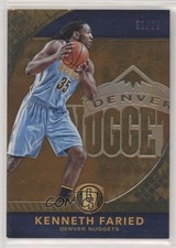 2016-17 Panini Gold Standard AU 31/79 Kenneth Faried #19 z0i