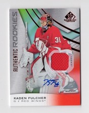 2019-20 SP Game-Used Authentic Rookie Autograph Jersey Auto Red Kaden Fulcher