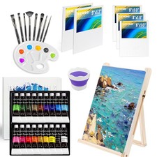 Acrylic Paint Set for Kids, Art Supplies Painting Kit with18 Acrylic Paints, ...