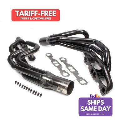 Schoenfeld 135VH, 2 Pack Black Steel Crossover Headers 1-5/8 - 1-3/4 Performance