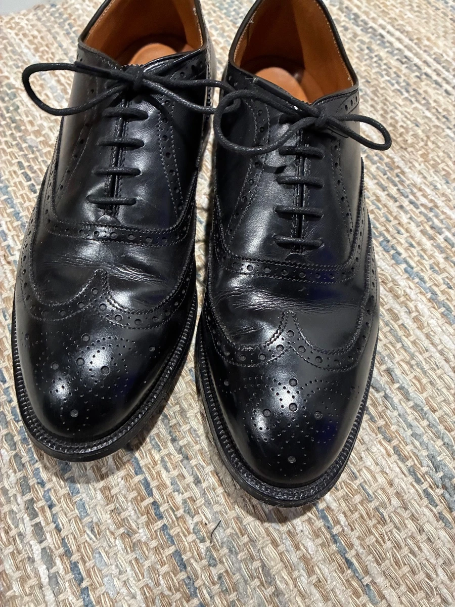 Alden Black Wingtip Dress Shoes for Men for sale | eBay