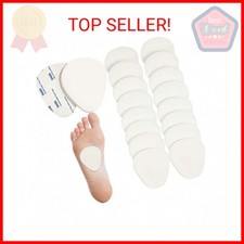 20 Pieces Metatarsal Felt Pads Foot Insert Pads Ball of Cushion for Pain Relief