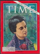 TIME Indira Gandhi Vietnam War LBJ + 1/28 1966