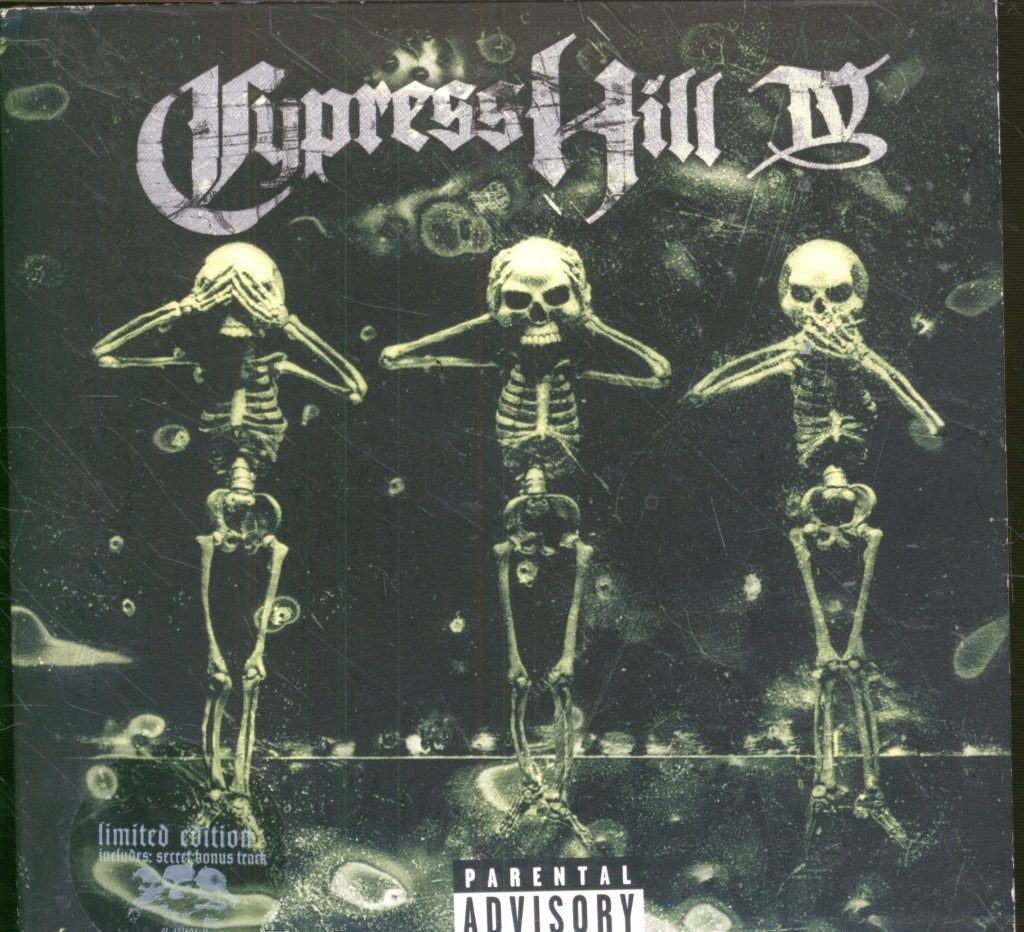 Cypress Hill IV CD Europe Columbia 1998 with inner sleeve and booklet in card