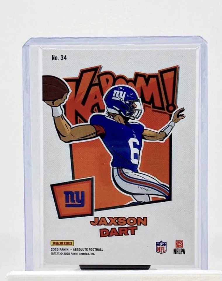 2025 Absolute Jaxson Dart Purple KABOOM CASE HIT CHASER PACK - Image 2 of 2