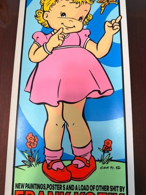 Frank Kozik 1000 Virgins for Satan's Master La Luz Show Poster Pair Venue Advert