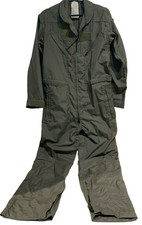 Mens US Military CWU-27/P Flyers Coveralls Sage Green Flight Suit 42 Regular