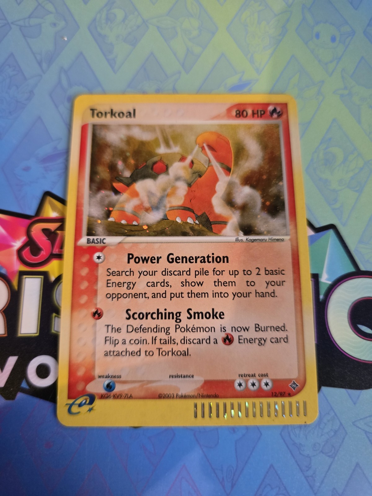 Torkoal 12/97 HOLO Rare Pokemon TCG EX-Dragon NEAR MINT