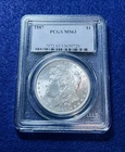 1887 P Morgan Dollar PCGS MS63 UNCIRCULATED BETTER DATE $1 Coin