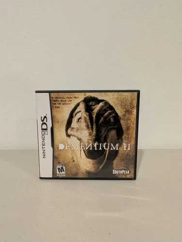RARE Dementium II Nintendo DS 2010 CIB Horror Case Manual And Game