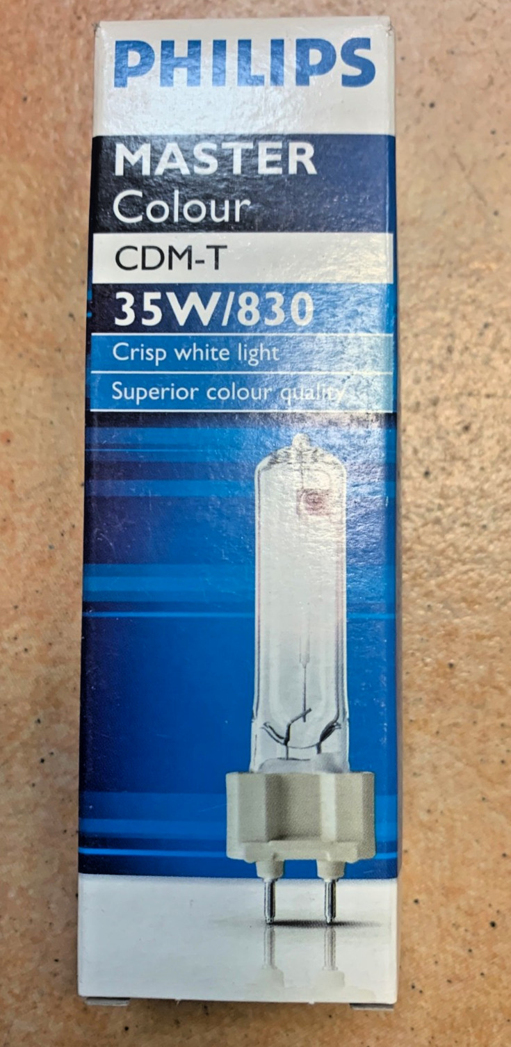 Philips Light Mastercolour Cdm-T Metal 35W, 830, G12, Warm Bulb - Image 4
