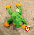 Ty Beanie Babies Smoochy Frog Green/Orange Plush Beanie Baby 1997 Vintage