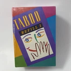 Taboo Refill 1 Card Game Expansion Milton Bradley Sealed Shrink Wrap Vintage
