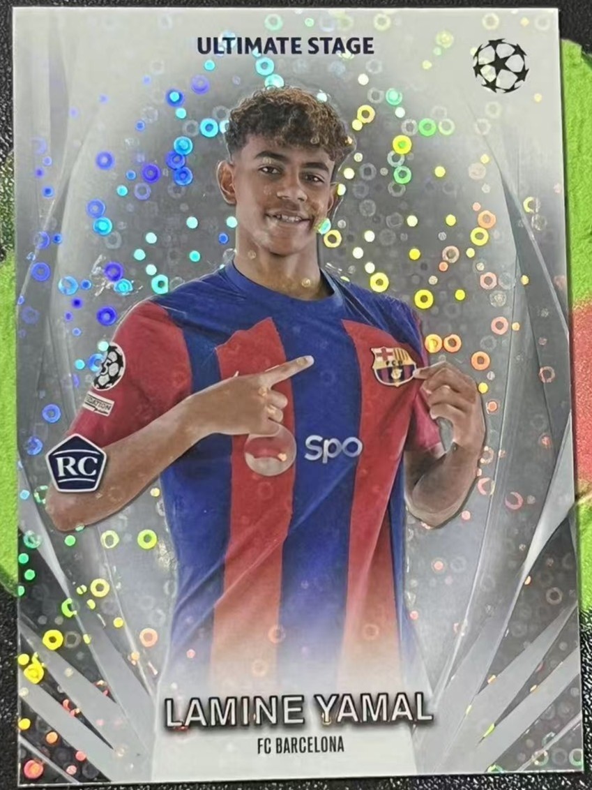 2023-24 Topps Chrome UEFA Lamine Yamal RC Rookie Ultimate Stage