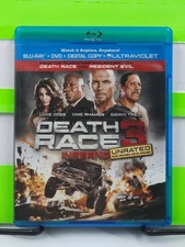 DEATH RACE 3 INFERNO UNRATED LUKE GOSS VING RHAMES DANNY TREJO 2-DISC BLU RAY