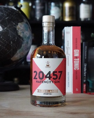 20457 Hafencity Gin Barrel Aged Porto Deutscher Gin Regional OVP.