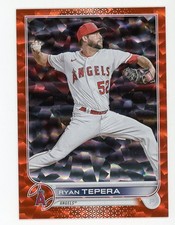 2022 Topps Update Ryan Tepera Orange Ice Foil #US241 #/299 Angels