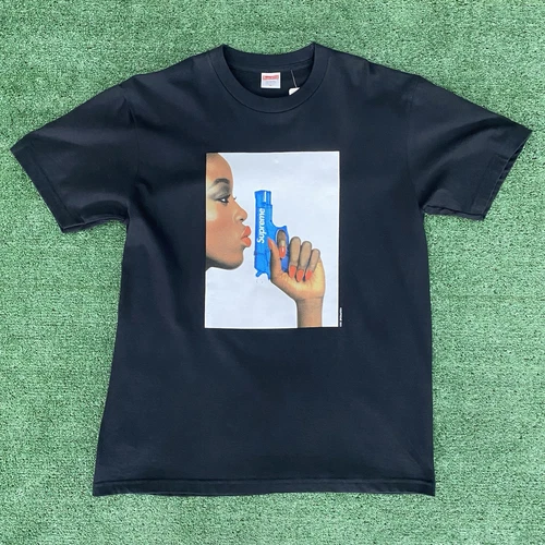 Taille Medium Tee shirt noir Supreme Water Pistol