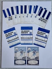 West Bromwich Albion FC Football Programmes 1962/63 - 1968/69 (Choose From List)