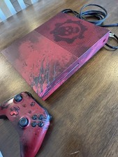 Microsoft Xbox One S Gears of War 4 Limited Edition Red Console HDMI 2 tb 