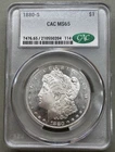 1880-S Morgan Dollar CACG MS65