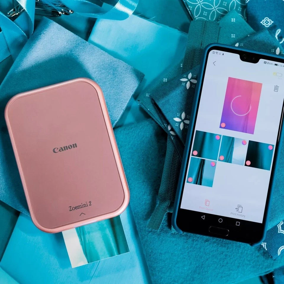 CANON ZOEMINI 2 ROSA Stampante Fotografica Portatile Compatta Bluetooth - Immagine 2 di 4