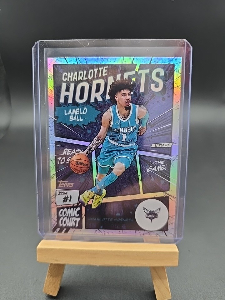 2025 Topps Basketball COMIC COURT CASE HIT SSP Lamelo Ball