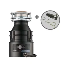 Badger 500, 1/2 HP Continuous Feed Kitchen Garbage Disposal with Power Cord and