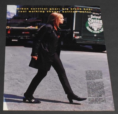 1996 Print Ad Sexy Fashion Legs Lady Heels Blonde Kenneth Cole Smooth Style Art