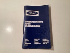 Ford Bedienungsanleitung USA Modelle original 92-seitig diverse Modelle selten !