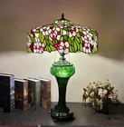 European Baroque Desk Lamp Living Room Tiffany Gass Table Light Led Home Decor