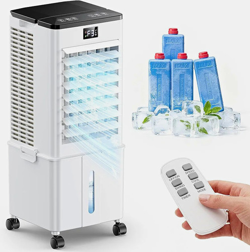 Portable Air Cooler Evaporative Conditioner Fan 10L Water Tank Remote Control