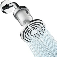 Filtered Shower Head Set PP Cotton Shower Filter High Pressure Bathroom Rain