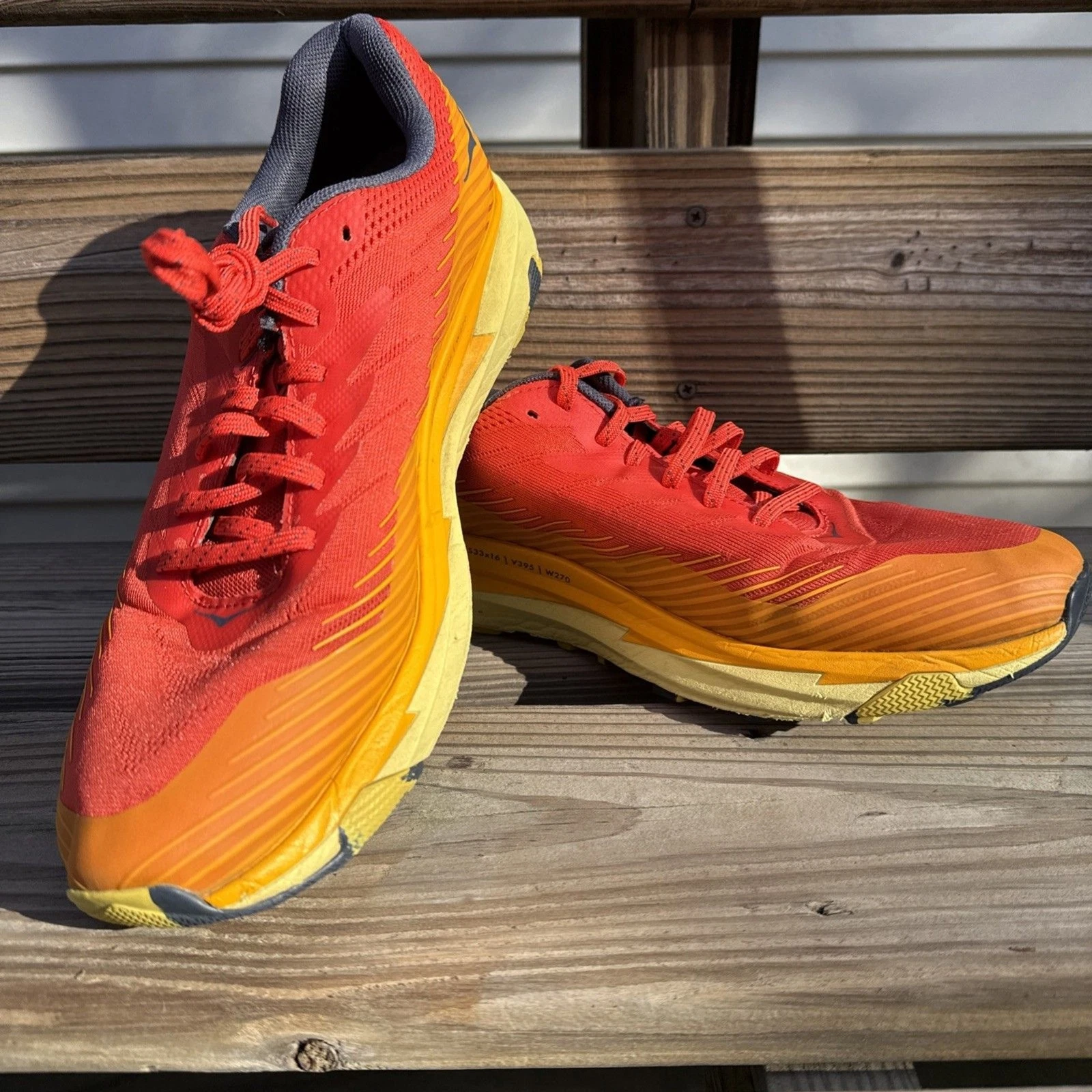 Men’s Hoka Torrent 2 Size 10 Trail Running Shoes 1110496 FSFF Athletic Sneakers