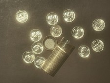 ROLL 40 1959-D BU Washington Quarters $10 Face 90% SILVER Bullion Coins : 10283L