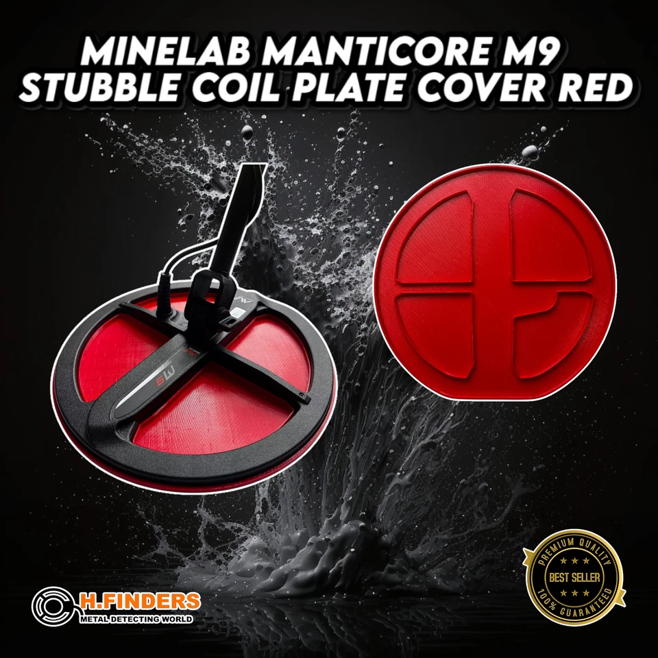 M9 Minelab Manticore Stubble Coil Plate  Red - Image 4 of 4