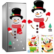 Set of 14 Christmas Snowman Refrigerator Magnets for Fridge Home Decoration