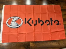 3x5’ KUBOTA Tractor Flag Banner Farm AG Shop Garage Man Cave NEW!!!