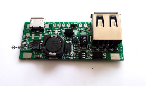5V micro usb input,3.7V Lithium ion battery DC input 5V USB output power adapter