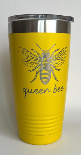 Polar Camel Ringneck Vacuum Insulated "Queen Bee" Logo Tumbler with Lid - Photo 1/9