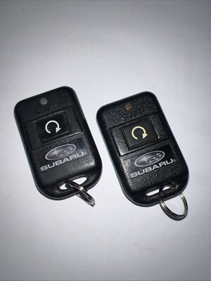 #ad CLEAN 2 OEM SUBARU keyless entry remote start fob starters GOH PCMINI 4Q 2x $11.88