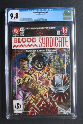 BLOOD SYNDICATE #1 1st Meta-Humans Gang 1993 DCU Milestone Dakotaverse CGC 9.8