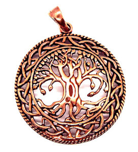 pendant pagan green agate viking wicca wiccan celtic knots natural stone tree of life pagan necklace bead celtic