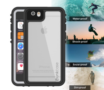 iPhone 6s Plus 6 Plus Wasserdichte Hülle PunkCase Extreme Series Weiß Schwarz