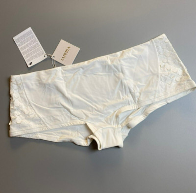 La Perla Italy womens swim bottom shorts white XL/2XL IT 5/ UK18/ US XL