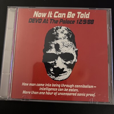 Devo - Now It Can Be Told CD Enigma 1989 Live At The Palace 12/9/88 Rare!